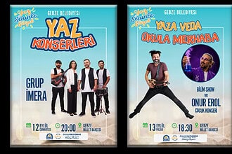 Gebze Millet Bahçesi'nde Yaza Veda Etkinlikleri: İmera Ve Onur Erol Sahne Alacak!