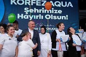 Gonca Engelsiz Yaşam Merkezi Öğrencilerinin Eserleri Körfez Aqua’da Sergilendi!