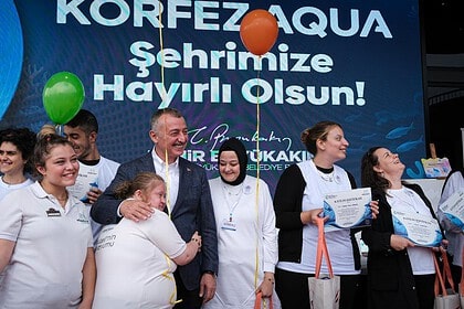 Gonca Engelsiz Yaşam Merkezi Öğrencilerinin Eserleri Körfez Aqua’da Sergilendi!