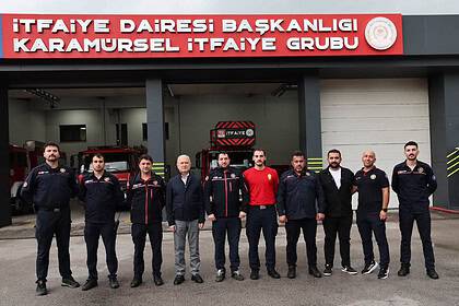 Başkan Ahmet Çalık'tan Karamürsel İtfaiye Grup Amirliği'ne Ziyaret