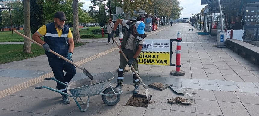 Kocaeli Büyükşehir'den İzmit Ve Sekapark'ta Yürüyüş Yollarına Bakım Hamlesi!