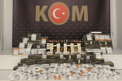 İzmit'te 21 Bin 500 Adet doldurulmuş Makaron Ele Geçirildi