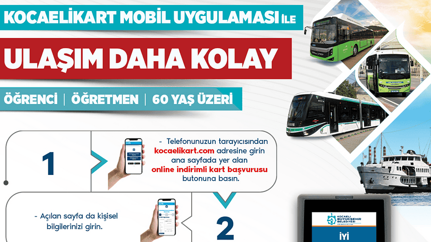 KocaeliKart İle İşlemler Cebinizde