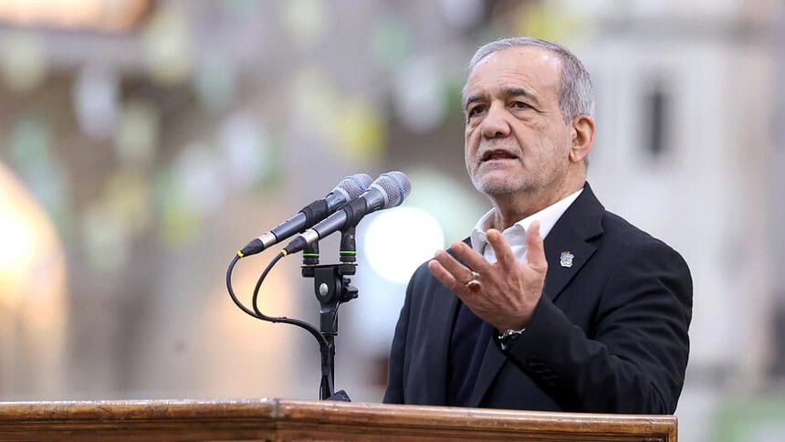 Pezeşkiyan: "ABD, Dayattığı Sorunlar ve Kısıtlamalar Aracılığıyla Toplumsal Bir Çöküşe Yol Açmayı Hedefliyor"