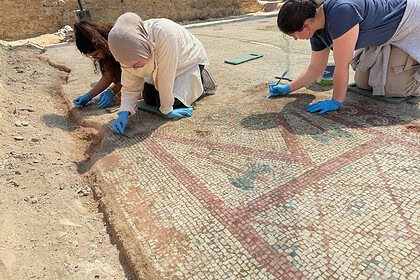 Pompeiopolis Antik Kenti'nde Büyük Keşif: 105 Metrekarelik 1600 Yıllık Mozaik Gün Yüzüne Çıkarıldı!