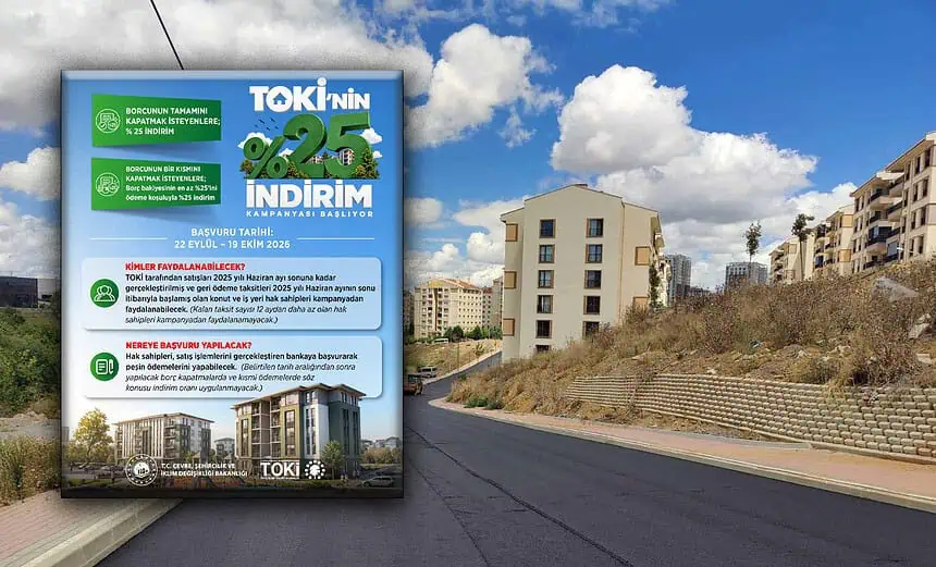 TOKİ Borçlarında Yüzde 25 İndirim: Kimler Yararlanabilecek, Başvurular Ne zaman?
