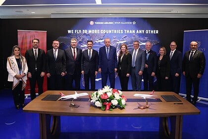 Türk Hava Yolları, 150 adede kadar yolcu uçağı siparişi için Boeing'le anlaşma imzaladı