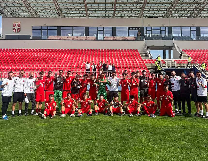 U15 Millî Takımı Sırbistan'ı 2-0 Yenerek UEFA Gelişim Turnuvası'nda Şampiyon Oldu!