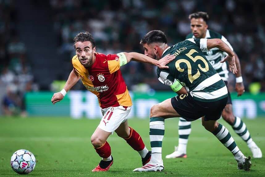 UEFA Şampiyonlar Ligi Sporting 3 - Galatasaray 1 (Maç Sonucu)