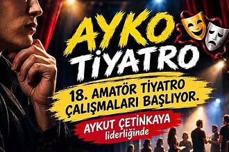 Aykut Çetinkaya Liderliğinde Amatör Tiyatro Çalışmaları Yeniden Başlıyor!