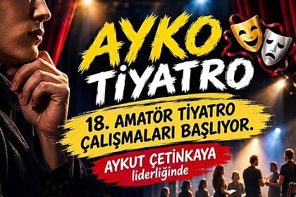 Aykut Çetinkaya Liderliğinde Amatör Tiyatro Çalışmaları Yeniden Başlıyor!