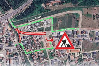 Selahattin Eyyubi Caddesi 4 Gün Trafiğe Kapalı