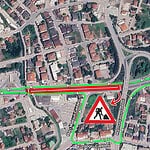 Başiskele D130 Karayolu'nda Yaya Üst Geçidi Çalışması İçin Gece Düzenlemesi