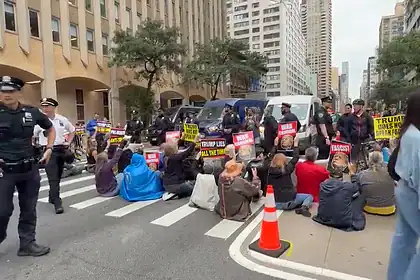BM 81. Genel Kurulu Başladı: New York'ta Trump Karşıtı Protesto