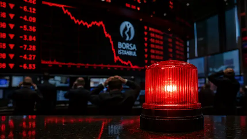 Borsa İstanbul'da Düşüş Yüzde 6'yı Aştı: Devre Kesici İşlemleri Durdurdu