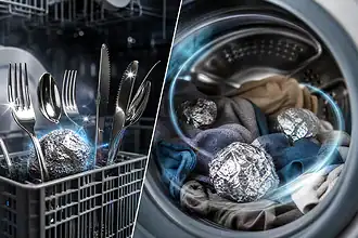 Bulaşık Makinesine Alüminyum Folyo Koymak Zararlı mı? Çamaşır Makinesine Alüminyum Atılır mı?