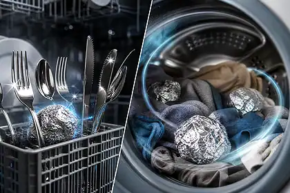 Bulaşık Makinesine Alüminyum Folyo Koymak Zararlı mı? Çamaşır Makinesine Alüminyum Atılır mı?