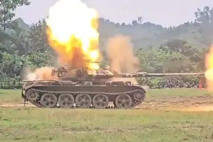 Çin Menşeli Type 59 Tankı Tatbikatta Patladı: 2 Asker Öldü