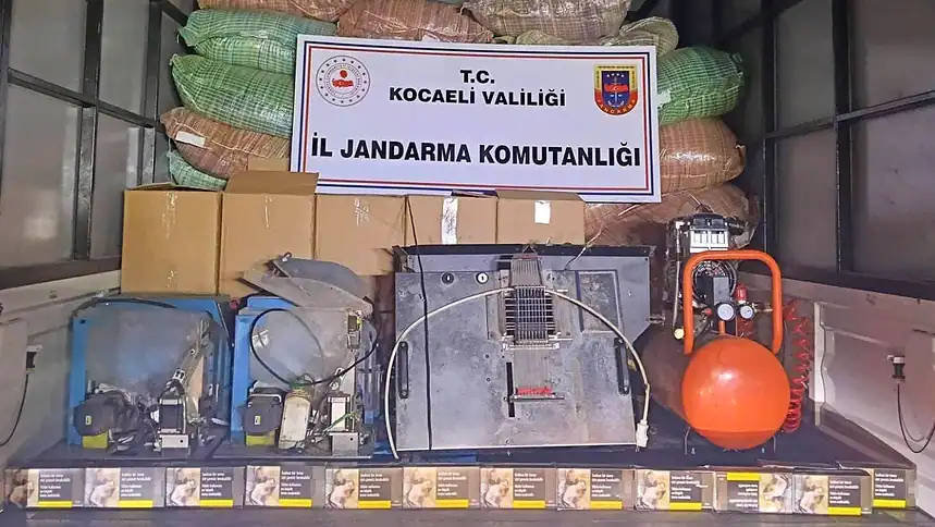 Darıca'da 1 Milyon 750 Bin Kaçak Makaron Ele Geçirildi: Değeri 4 Milyon TL