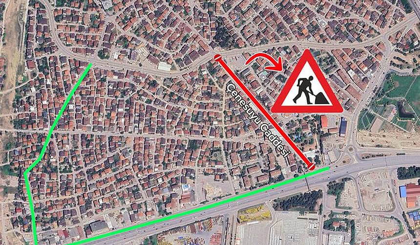 Derince Çenesuyu Caddesi'nde 20 Günlük Altyapı Çalışması: 4 Hat Güzergah Değiştiriyor!
