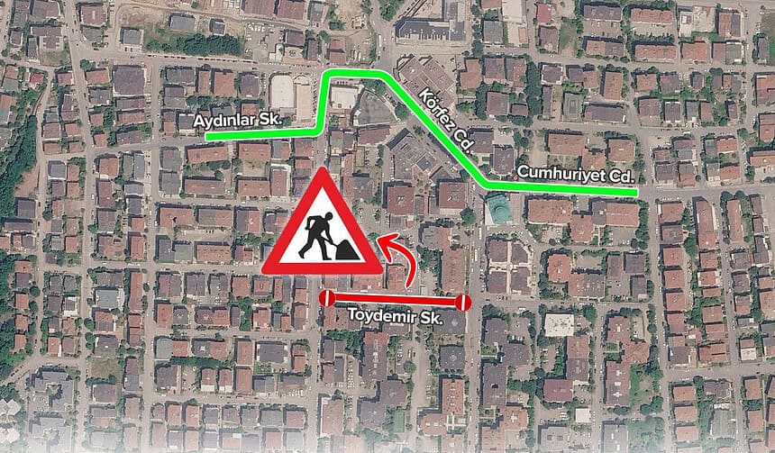 Derince'de O Sokakta Yıkım Var: 144 ve 145 Numaralı Hatların Güzergâhı Değişti