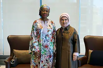 Emine Erdoğan New York'ta Fatima Maada Bio ile Buluştu