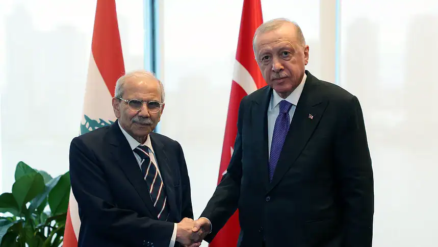 Erdoğan New York'ta Selam'ı Kabul Etti: Lübnan'a Destek Sözü