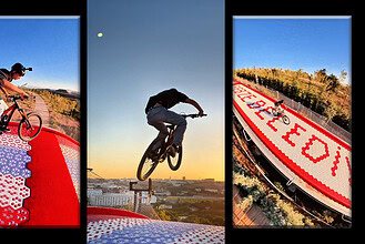 Gebze Pelitli Bayraktepe’de Dev Kaydıraktan Bisikletle İndi: BMX Sporcusu Can Azaz Nefes Kesti!