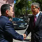 Gürlek, KKTC Başbakanı Üstel'i Ağırladı: Gemi Kazasında İş Birliği Sürüyor