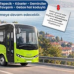 Gebzelilerin Dikkatine! O Otobüs Hattının Numarası Ve Statüsü Değişti!