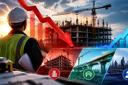 İnşaat Üretimi Temmuz'da Yıllık Yüzde 4,7 Geriledi