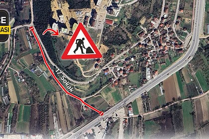 İzmit Çayırköy Mahallesi'nde Gece Üstyapı Çalışması: 17. Sokak 1-10 Eylül Geceleri Kapalı!