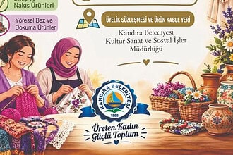 Kandıra Belediyesi Kadın El Emeği Mağazası İçin Ürün Kabulleri Başladı: Son Gün 25 Eylül