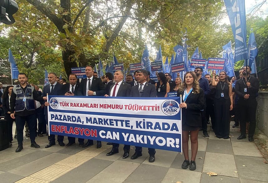 KASK’tan TÜİK Önünde Enflasyon Tepkisi: "Yoksulluk Sınırı 120 Bin Lirayı Aştı"