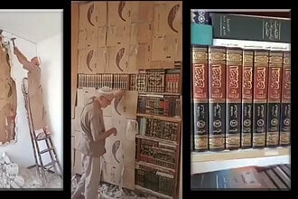 Savaştan Kaçarken Kütüphanesini Uuvarla kapattı: 15 Yıl Sonra Kitaplarına Kavuştu!