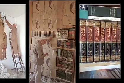 Savaştan Kaçarken Kütüphanesini Uuvarla kapattı: 15 Yıl Sonra Kitaplarına Kavuştu!
