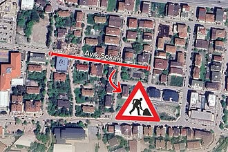 Körfez'de Bir Sokak Daha Kapatılıyor: Ayık Sokak 1-6 Eylül Arası Trafiğe Kapalı