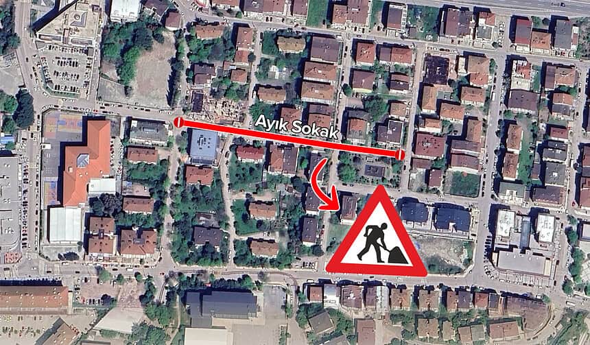 Körfez'de Bir Sokak Daha Kapatılıyor: Ayık Sokak 1-6 Eylül Arası Trafiğe Kapalı
