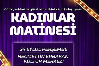 Körfez Belediyesi'nden Kadınlara Özel Matine: Katılım Ücretsiz!