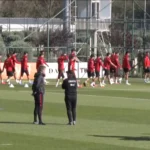 Milliler Fransa'ya Hazırlandı: Orkun Kökçü Antrenmanda Yok