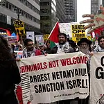 New York'ta Netanyahu Protestosunda Susan Sarandon Dahil 103 Kişi Gözaltına Alındı