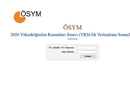 2026-YKS Ek Yerleştirme Sonuçları Açıklandı: ÖSYM T.C. İle Sonuç Sorgulama Ve Kayıt Tarihleri!