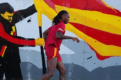 Rafael Leao, Galatasaray'da İlk Antrenmanına Çıktı