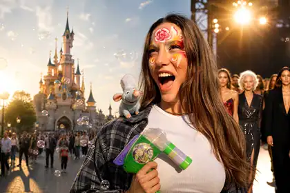 Serenay Sarıkaya Disneyland'da: Yarın Dünya Yıldızlarıyla Aynı Podyuma Çıkacak