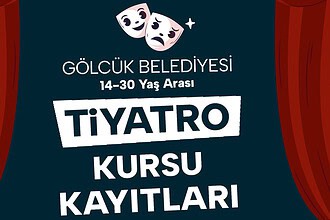 Gölcük Belediyesi Tiyatro Kursu Kayıtları Başlıyor: 14-30 Yaş Arası Gençler İçin Fırsat!