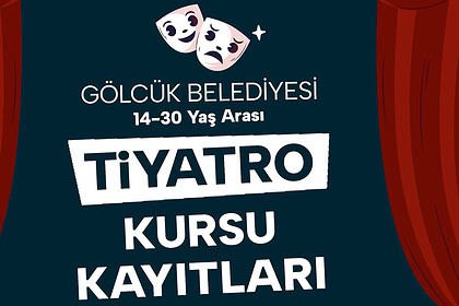 Gölcük Belediyesi Tiyatro Kursu Kayıtları Başlıyor: 14-30 Yaş Arası Gençler İçin Fırsat!