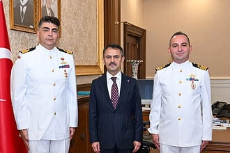 Görev Yerleri Değişen Sahil Güvenlik Komutanları Ziya Can Gürsoy Ve Özgür Lafçı’dan Vali Aktaş’a Ziyaret!