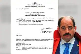 Zekeriya Öz'ün Kozinoğlu'nu Tutuklatan Sevk Yazısı Ortaya Çıktı