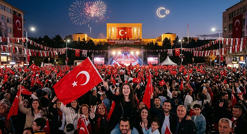 29 Ekim Kutlama Mesajları Resimli 2026: Kutlama Programı | 29 Ekim Şiirleri 4 Kıtalık
