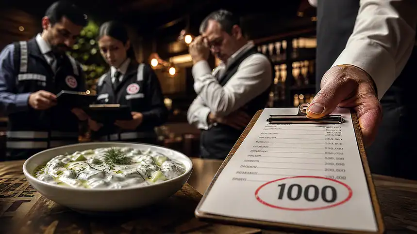 4 Cacığa 1000 Lira Hesap Çıkardı! Restorana 135 Bin Lira Ceza Kesildi